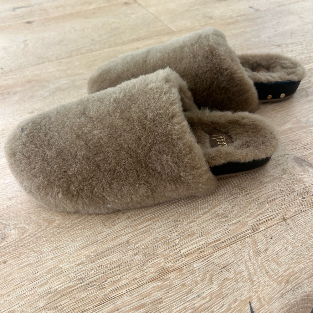 Beek Genuine Shearling Mule